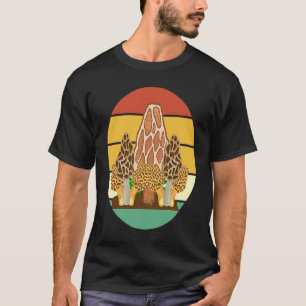 Camiseta Setas Morel Morels Bolsa de Champiñones Vintage Se
