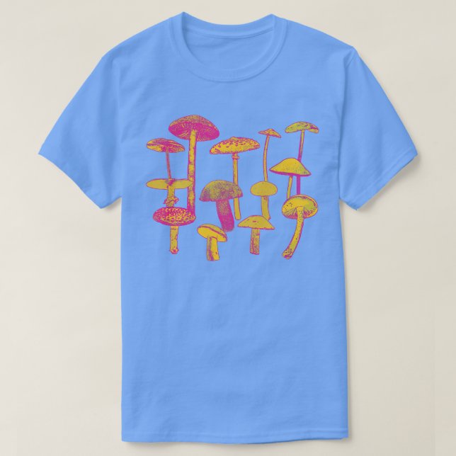Camiseta Setas psicodélicas (Diseño del anverso)