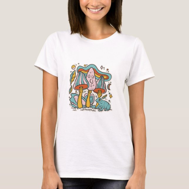 Camiseta Setas y rana (Anverso)