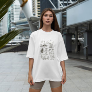 Camiseta Setas Y Ranas