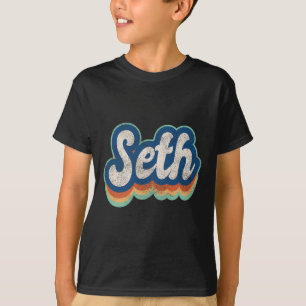 Camiseta Seth First Name Boy Vintage Style 70s 80s Personal