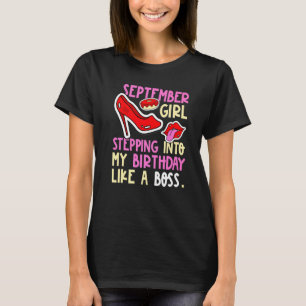 Camiseta Setiembre Chica Nacimiento Mes Tocos en Pase de Cu