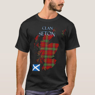 Camiseta Seton Scottish Clan Tartan Scotland