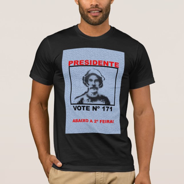Camiseta Seu Madruga Presidente (Anverso)