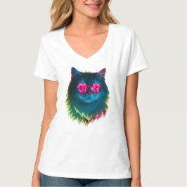 Camiseta seúl con gatos