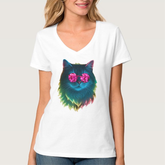 Camiseta seúl con gatos (Anverso)
