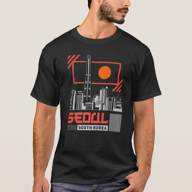Camiseta Seúl Corea del Sur (Anverso)