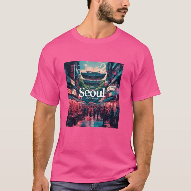 Camiseta Seúl Corea del Sur (Anverso)