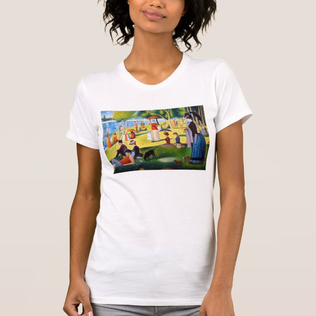 Camiseta Seurat: Un domingo en el La grande Jatte (Anverso)