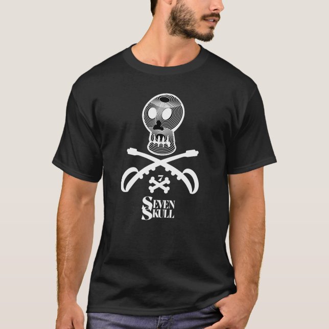 CAMISETA SEVEN SKULL BY MASANSER PIXELAT (Anverso)