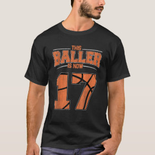 Camiseta Sevente, feliz cumpleaños de niños de baloncesto d