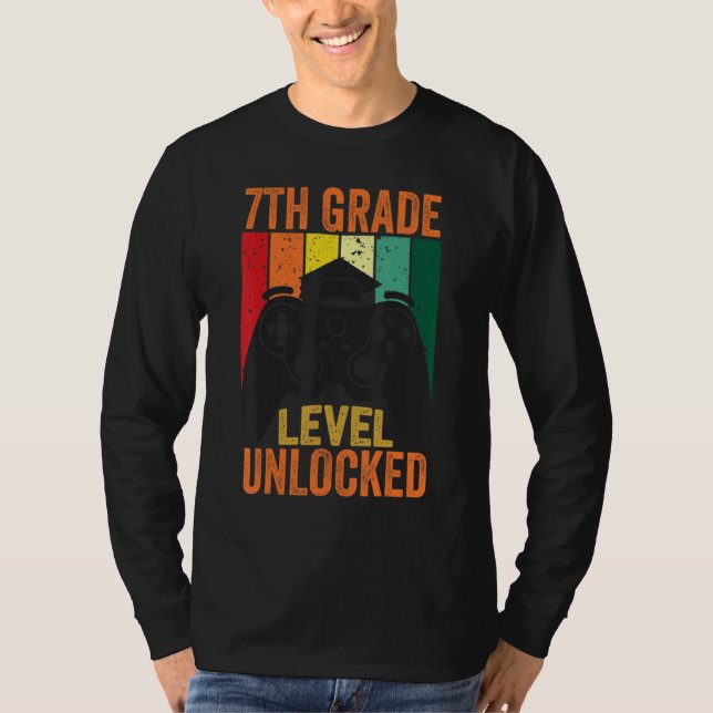 Camiseta Seventh Grade Back To School Squad 7th Grade Level (Anverso)