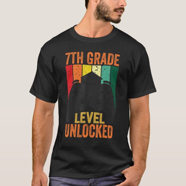 Camiseta Seventh Grade Back To School Squad 7th Grade Level (Anverso)