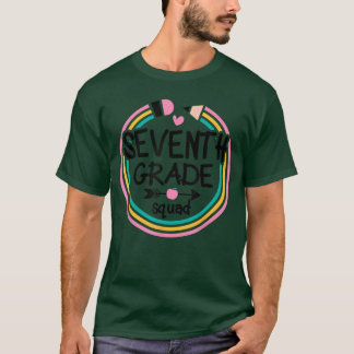 Camiseta Seventh Grade Squad Back To School Teachers Studen