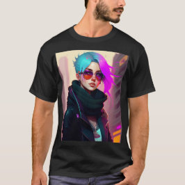 Camiseta Sewer Emo Punk Lady