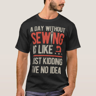 Camiseta Sewing Funny retro