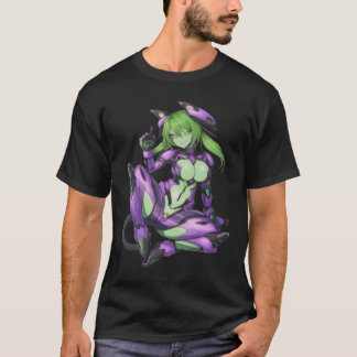 Camiseta Sexo alien android catgirl