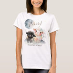 Camiseta Sexo cordero Baby Shower neutro<br><div class="desc">Camiseta Baby Shower Neutral para el género del cordero - Embarque en una aventura "baaaby" bajo un cielo estrellado con nuestro original diseño de camisetas de Baby Shower para el cordero neutro de género. Este fantástico diseño cuenta con encantadores corderos acuarelas que crean un ambiente dulce y lúdico para su...</div>