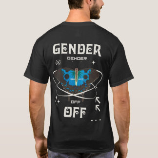 Camiseta Sexo fuera de elipse BTF oscuro, Orgullo no binari