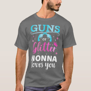 Camiseta Sexo revelar s o purpurina no igualar par bebé