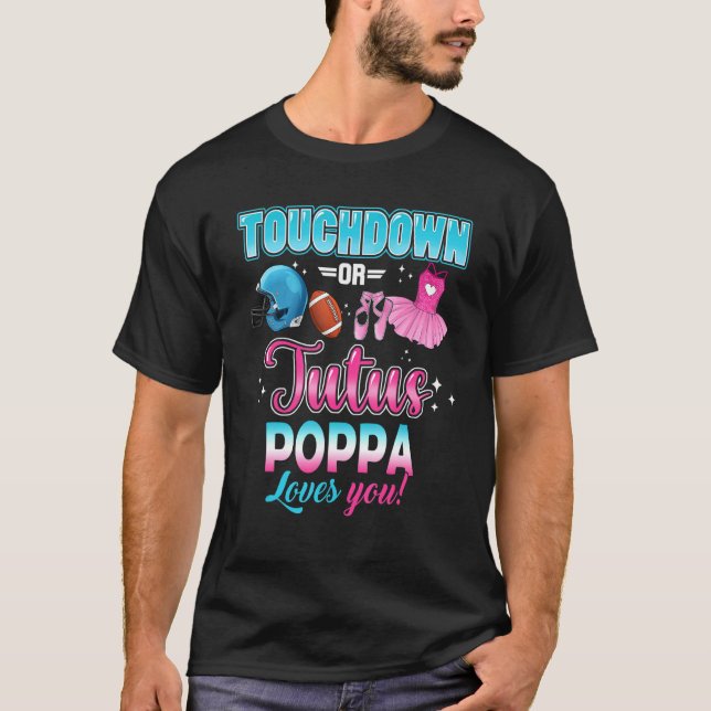 Camiseta Sexo Revelar Tocos O Tutus Poppa Coincidiendo B (Anverso)