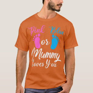 Camiseta Sexo Rosa O Azul Revelar A Amor De Mamá Embarazada