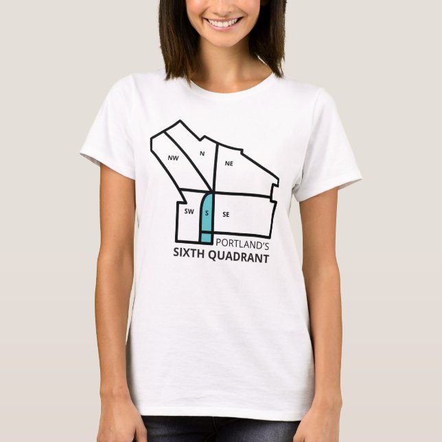 Camiseta Sexto cuadrante de Portland (Anverso)
