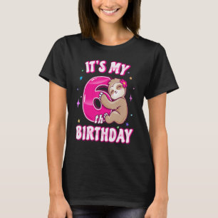 Camiseta Sexto cumpleaños, es mi sexto cumpleaños, Lema ros