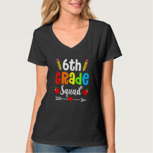 Camiseta Sexto curso Chicas Niños Squad de sexto grado Stu