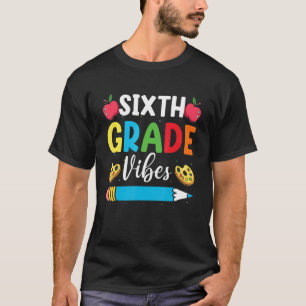 Camiseta Sexto curso Vibes 6° grado Profesor de equipo Prim