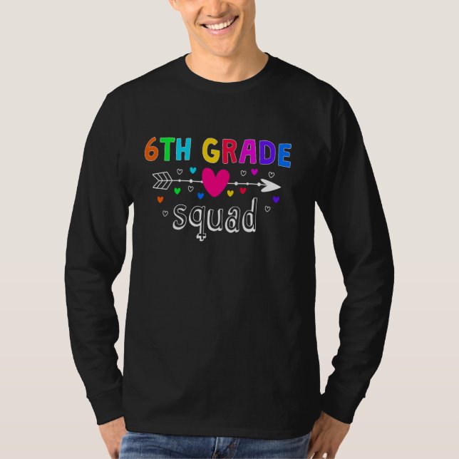 Camiseta Sexto equipo de docentes de 6º grado (Anverso)