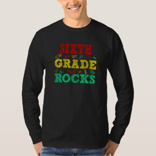 Camiseta Sexto Grado Rocks Lindo 6to Grado Increíble De vue