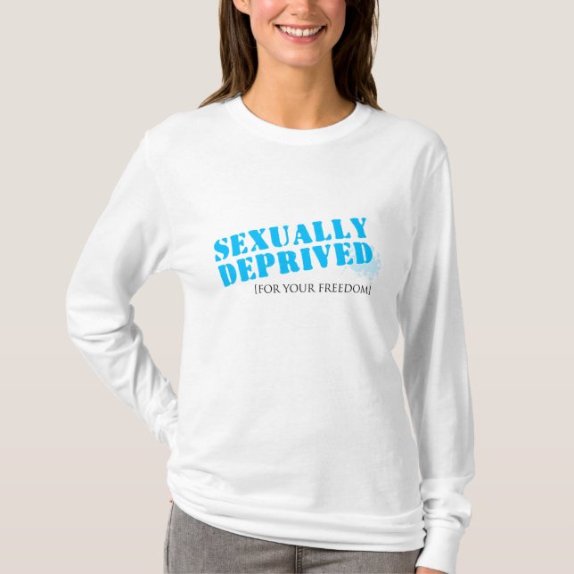 Camiseta Sexualmente privado por tu libertad (Anverso)