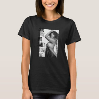 Camiseta Sexy African American Hot Girl On Nightwear Mens P