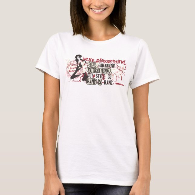 Camiseta Sexy área de juegos (Anverso)