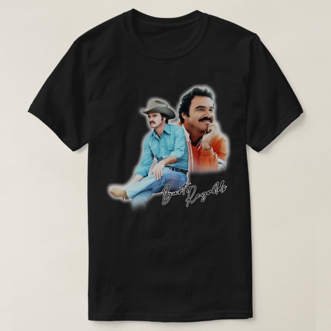 Camiseta Sexy Burt Reynolds Estilo Retro 70 (Diseño del anverso)