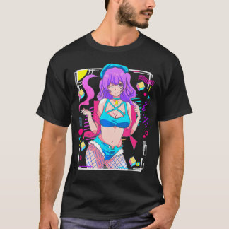 Camiseta Sexy Chica De Anime Mujer De Anime En Sexy Anime D