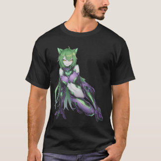 Camiseta Sexy Devilish Anime Catgirl