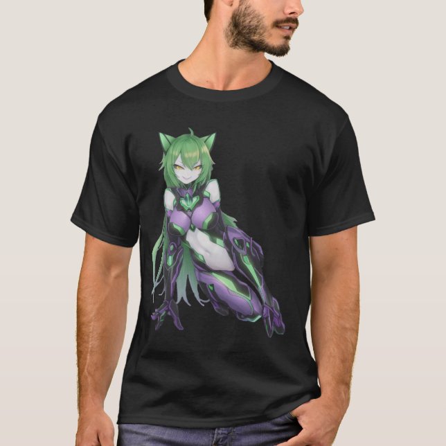 Camiseta Sexy Devilish Anime Catgirl (Anverso)