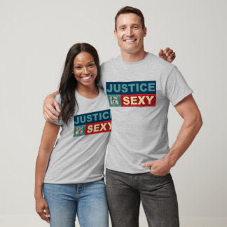 Camiseta sexy para la justicia de los hombres