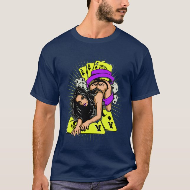 Camiseta Sey Girl Game Card funny family (Anverso)