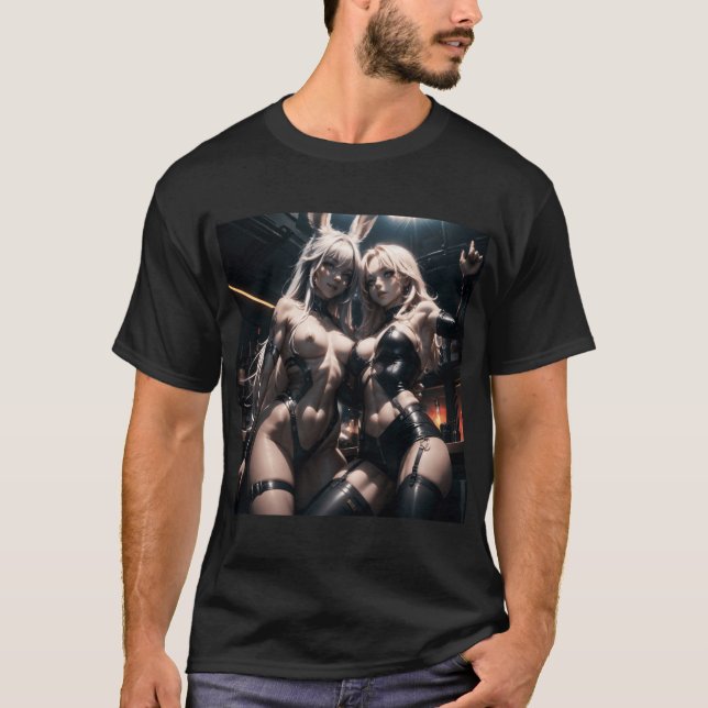 Camiseta Sey Hentai Anime Girls family (Anverso)