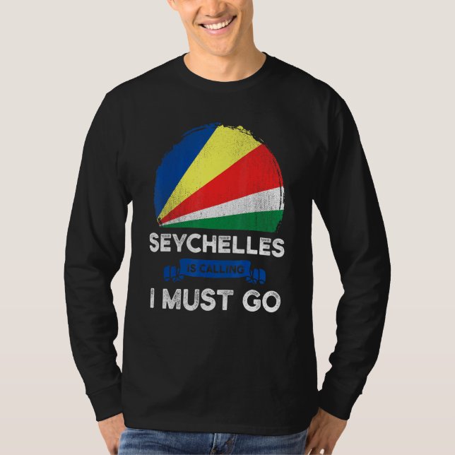 Camiseta Seychelles: Debo irme a la herencia Seychelles (Anverso)