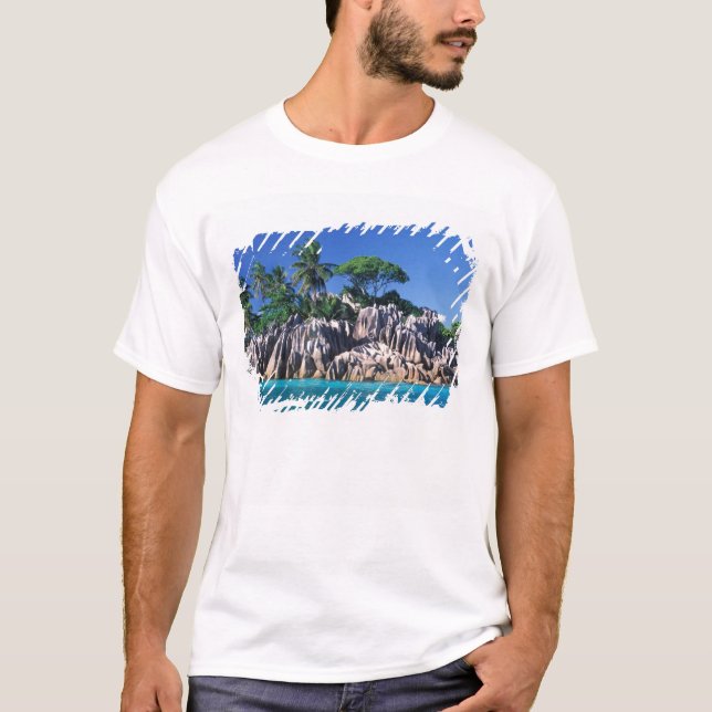 Camiseta Seychelles. Ilot St. Pierre (cerca de Praslin) (Anverso)