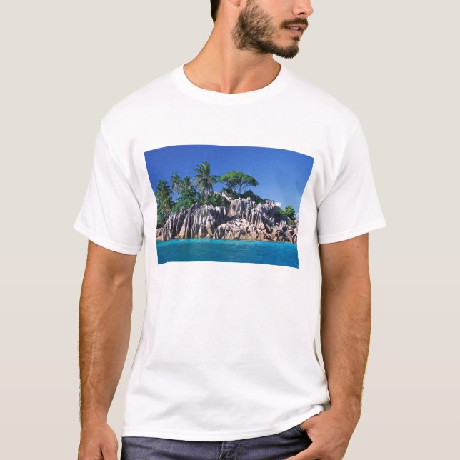 Camiseta Seychelles. Ilot St. Pierre (cerca de Praslin) (Anverso)