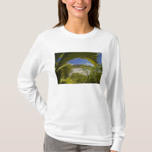 Camiseta Seychelles, isla Curieuse, bahía de Laraie