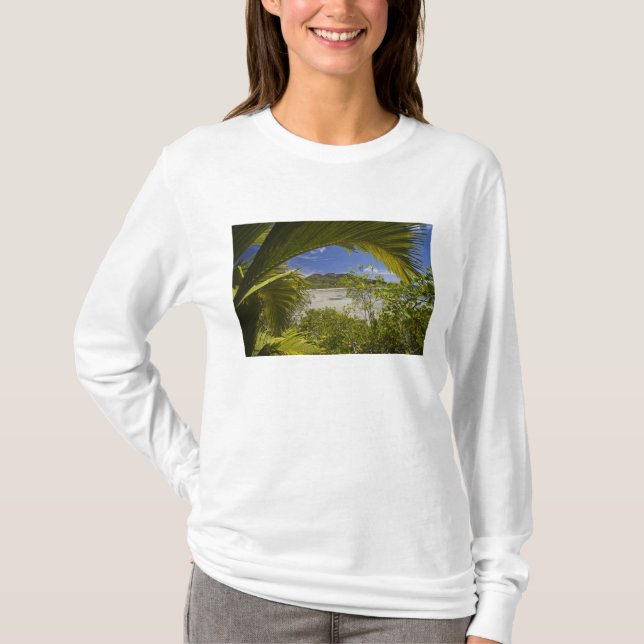 Camiseta Seychelles, isla Curieuse, bahía de Laraie (Anverso)