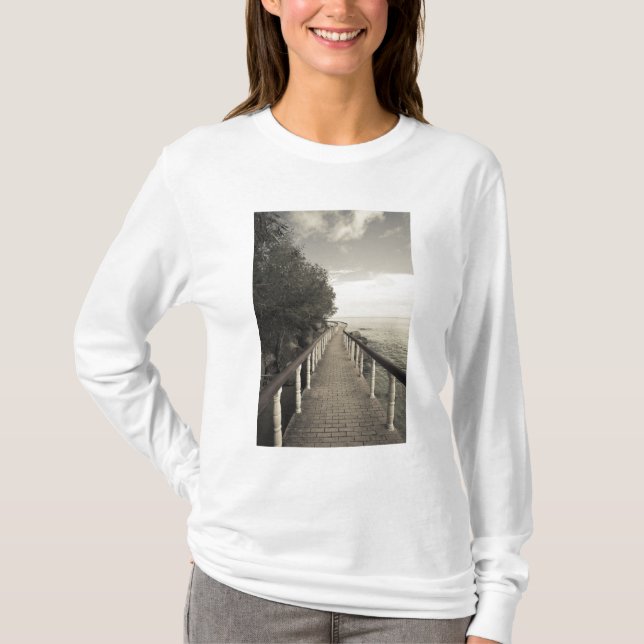 Camiseta Seychelles, isla de Praslin, Anse Bois de Rose, (Anverso)