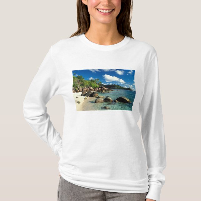 Camiseta Seychelles, isla Mahe, playa Anse Royale.3 (Anverso)