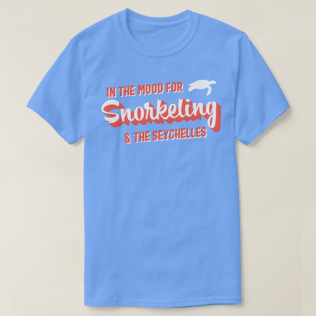 Camiseta Seychelles Snorkeling Cita Turca (Diseño del anverso)